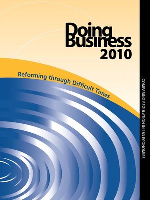 cover image of Doing Business 2010